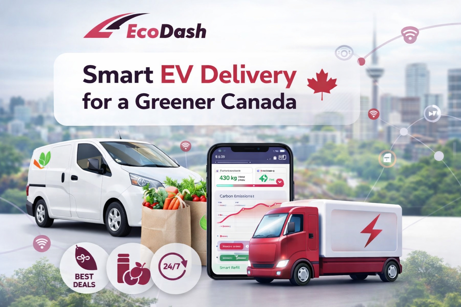 Smart EV Delivery for a Greener Canada