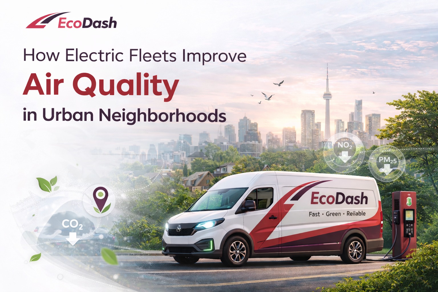 How Electric Fleets Improve Air Quality in Urban Neighborhoods