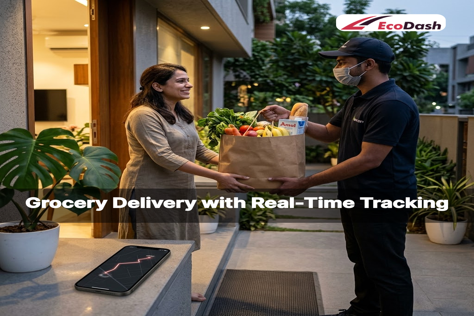 Grocery Delivery with Real-Time Tracking: The Future of Smart Shopping