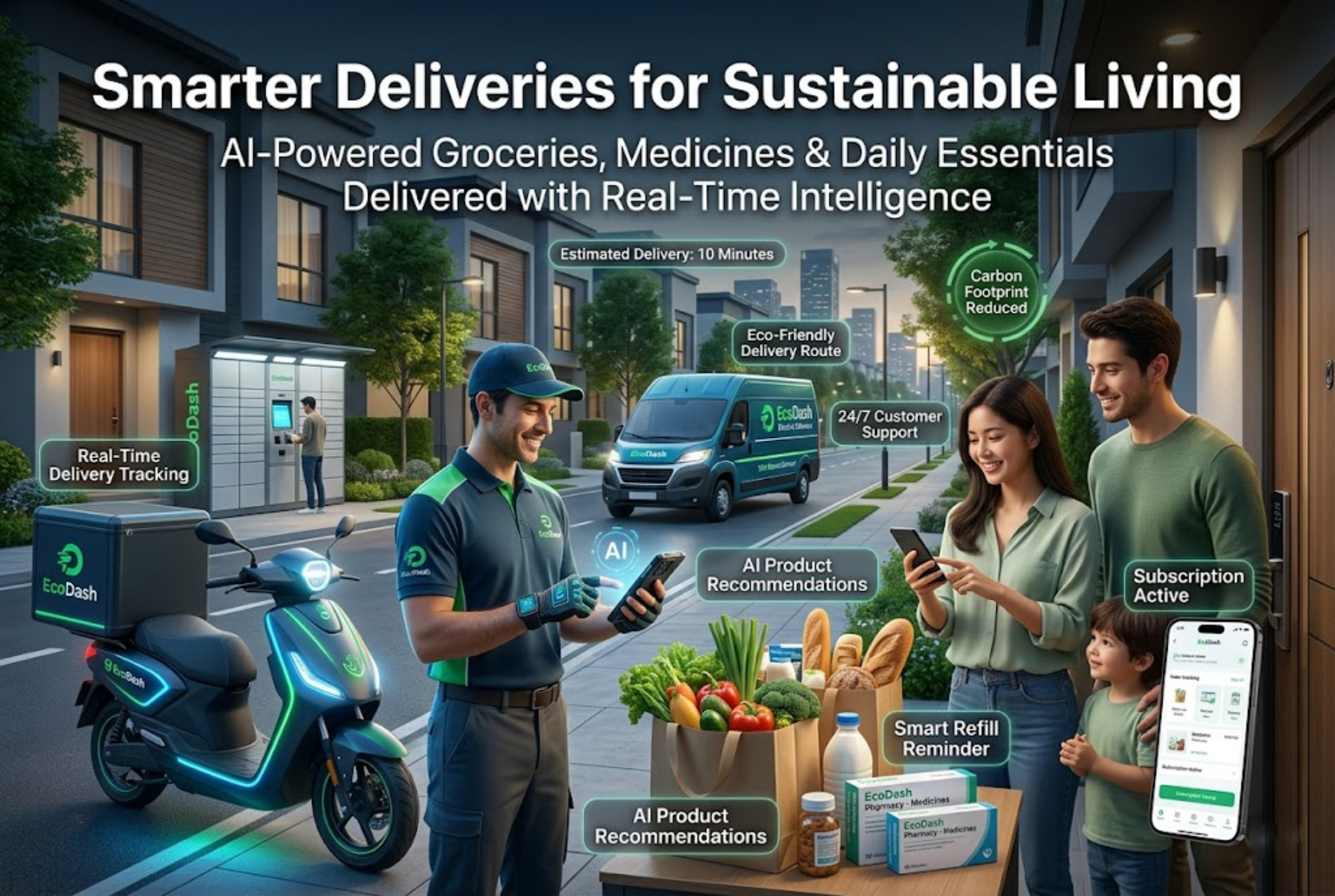 Smarter Deliveries for Sustainable Living