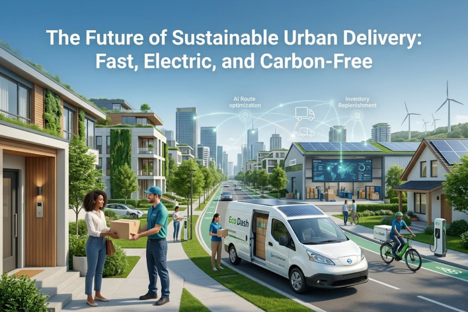 The Future of Sustainable Urban Delivery: Fast, Electric, and Carbon-Free