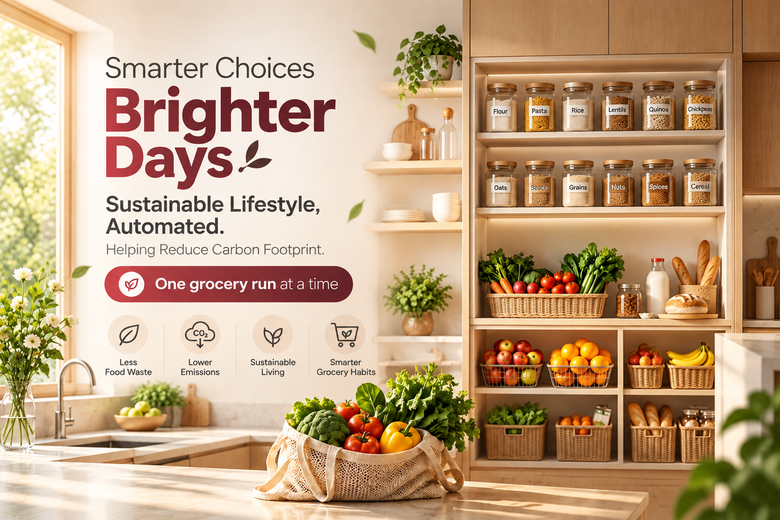 Smarter Choices for Brighter Days: How Automated Grocery Shopping Supports Sustainable Living
